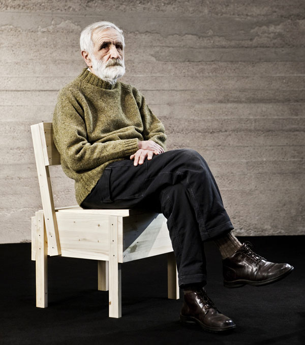 Enzo Mari wooden chair