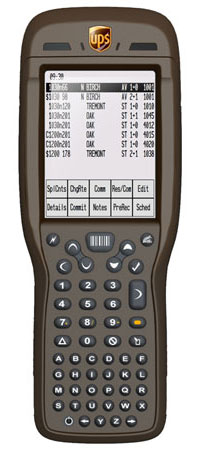 UPS handheld computer