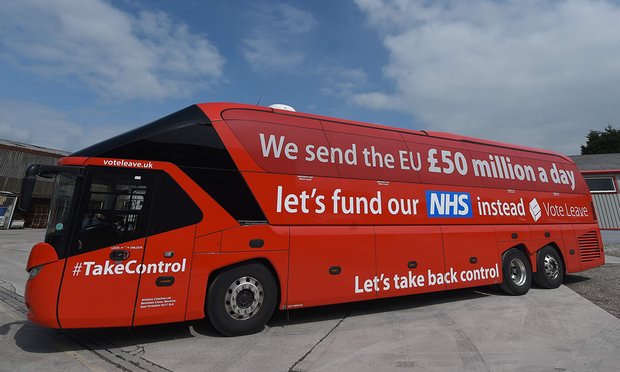 Leave campaign bus