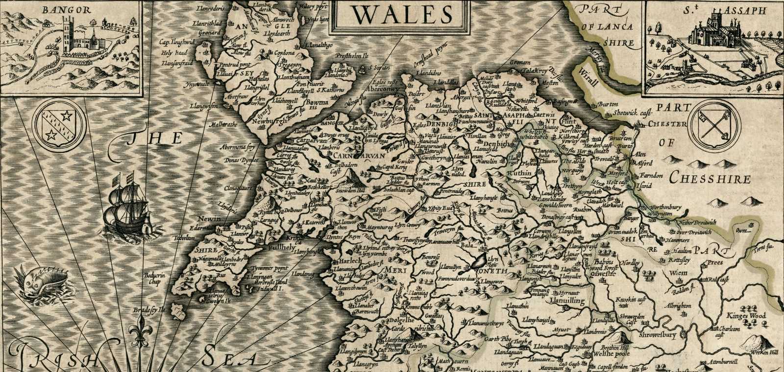 North Wales Map